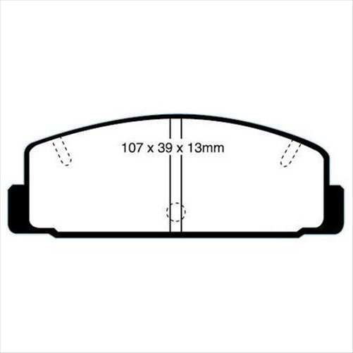 PHANTOM CERAMIC REAR BRAKE PAD SET MAZDA 6 02-05 RDC417