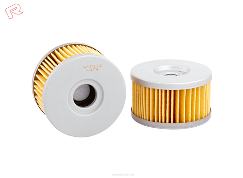 RYCO MOTORCYCLE OIL FILTER - (CARTRIDGE) RMC112