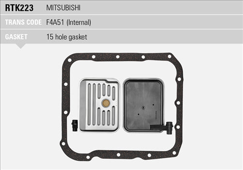RYCO TRANSMISSION FILTER KIT - MITSI F4A51 4G/6G  RTK223
