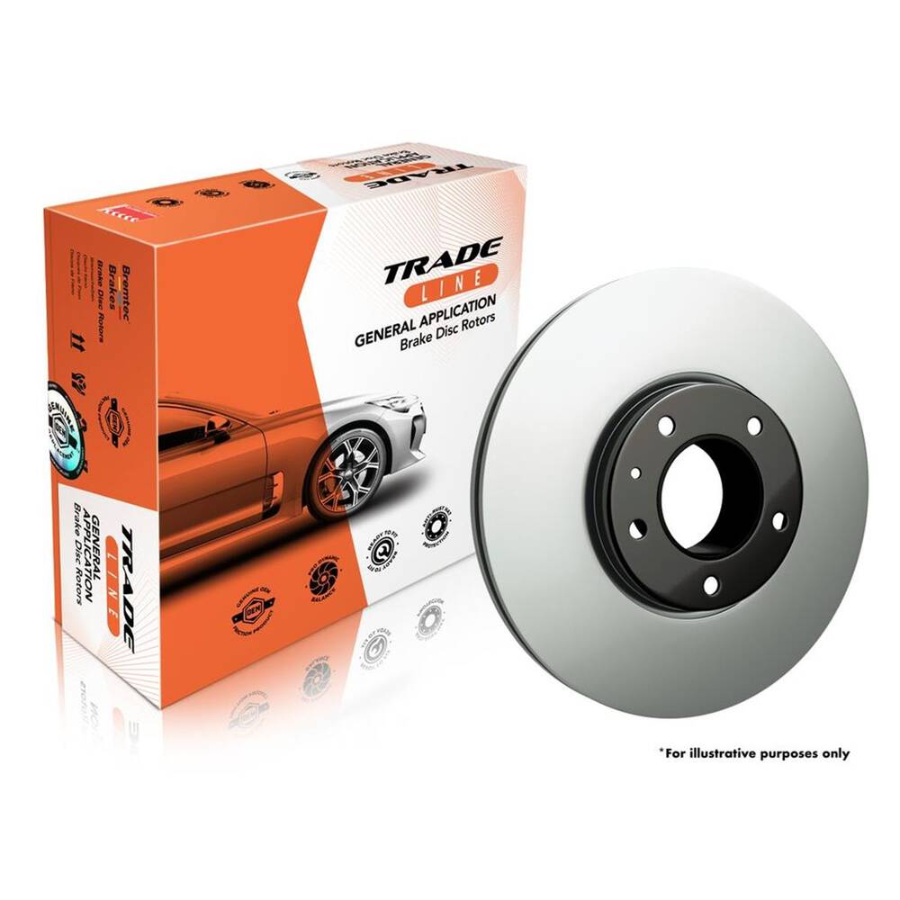 Bremtec Trade-Line Brake Rotor - Single, BDR11911TL