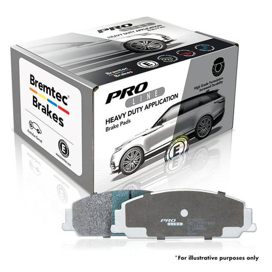 BREMTEC PRO-LINE BRAKE PADS SET DUCATO (250) 120, 160 MULTIJET BT1992PRO