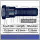 NICE PRODUCTS WHEEL STUD NO NUT - S218