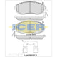 ICER FRONT DISC PAD SET SUBARU BRZ XV FORESTER 2012> - 182199