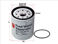 Sakura FUEL WATER SEPARATOR FITS Z625 WCF55 S3228UL SFC-19130-10