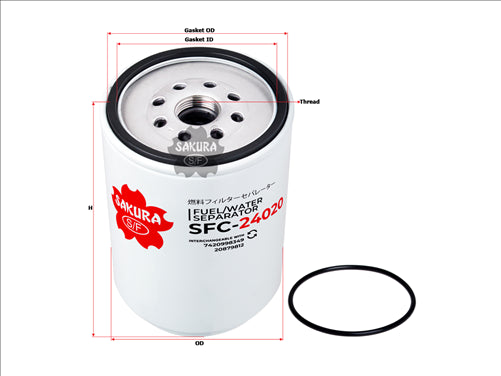 Sakura FUEL WATER SEPERATOR FITS 20879812 SFC-24020