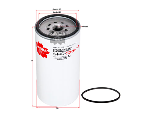 Sakura FUEL WATER SEPARATOR P550778 SFC-5301-10