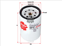 Sakura FUEL WATER SEPARATOR FITS Z533 WZ533 N4106 1457434106 SFC-5708