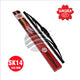 Sakura WIPER BLADE 350mm 14 INCH COMPLETE UNIVERSAL HOOK BLADE SK14