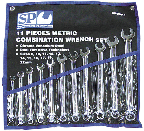 SP Tools Spanner Set 11pc Metric