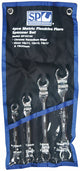 SP Tools 4pc Metric Flex Head Flare Nut Spanner Set