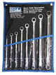 SP Tools 8pc SAE Extra Long Double Ring Geardrive Spanner Set