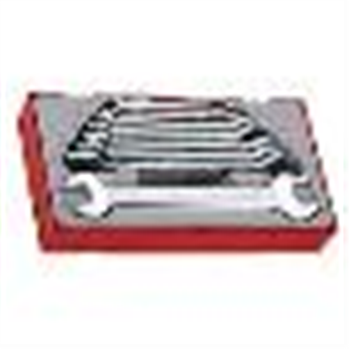 TENG TOOLS TENG 8PC DBL OPEN-END SPANNER SET 6-22MM-TC-TRAY