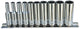 SP Tools Deep Socket Rail Set 10pc 1/4 Dr Metric  - 12pt