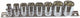 SP Tools Socket Rail Set 8pc 3/8 Dr SAE- 12pt