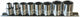 SP Tools Socket Rail Set 8pc 3/8 Dr SAE - 6pt
