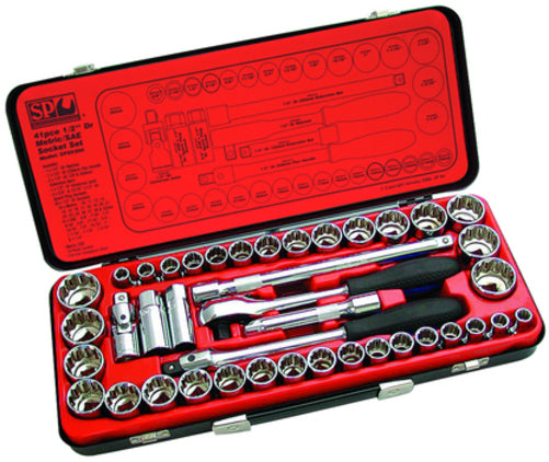 SP Tools Socket Set 41pc 1/2 Dr Socket Set