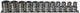 SP Tools Socket Rail set 12pc 1/2 Dr Metric - 12pt
