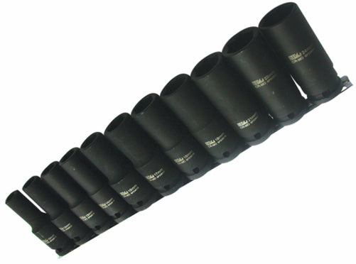 SP Tools Deep Impact Socket Rail Set 1/2""Dr 6pt- Metric