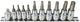 SP Tools Socket Rail Set 11pc 1/4 & 3/8 Dr Torx