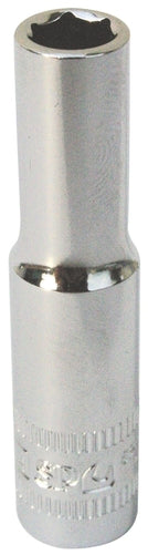 SP Tools Deep Socket 1/4"" Drive 6PT Metric 4mm