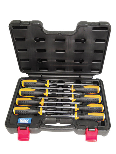 SP Tools 8pc Go Through Screwdriver Set in X-Case