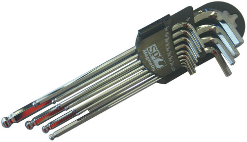 SP Tools 13pc - SAE Magnetic Ball Drive Hex Key Set