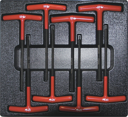 SP Tools 9pc Metric Magnetic Ball Drive Hex Key Set