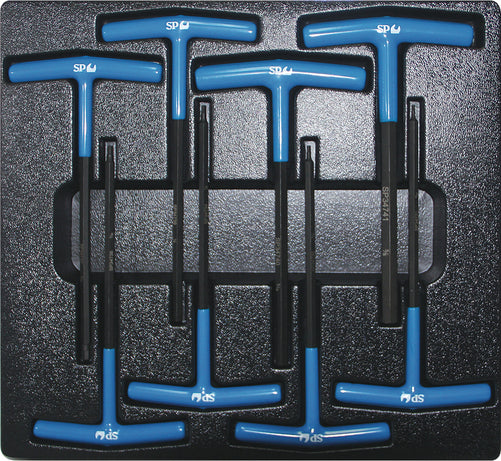 SP Tools 9pc SAE Magnetic Ball Drive Hex KeySet
