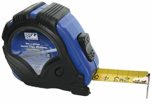 SP Tools 8m x 25mm Metric Tape Measure