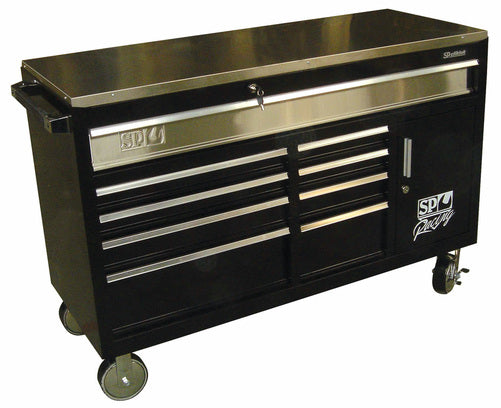 SP Tools Custom Series Workshop Tool Cabinet - Stainless Steel Top