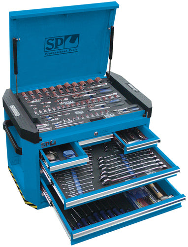 SP Tools 212pc Metric Tool Kit in Concept Series Tool Box - Blue
