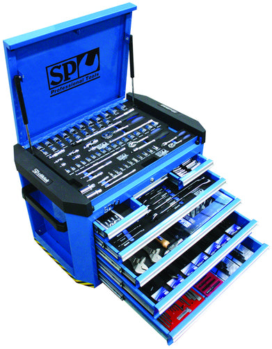 SP Tools 267pc Metric Tool Kit in Concept Series Tool Box - Blue