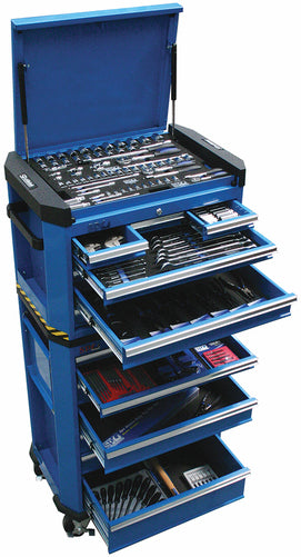 SP Tools 268pc Metric Tool Kit in Concept Series Tool Box - Blue