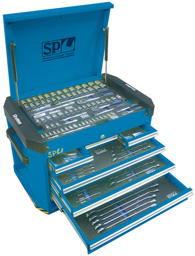 SP Tools 307pc Metric/SAE Concept Series Tool Kit - Blue