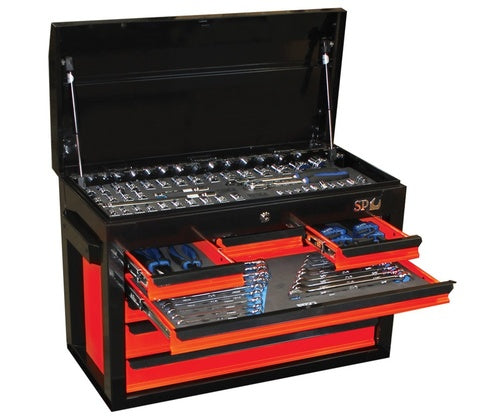 SP Tools 101pc Metric Concept Series Tool Kit - Red/Black