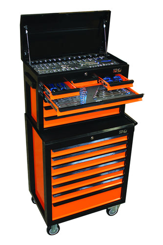 SP Tools 102pc Metric Concept Series Tool Kit - Orange/Black