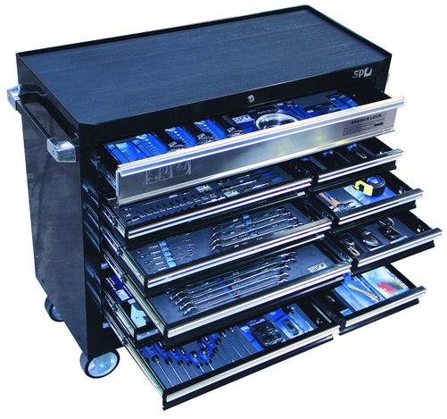 SP Tools 316pc Metric/SAE Custom Series Roller Cabinet Tool Kit