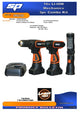 SP Tools 16v Mechanics 3pc Combo Kit