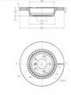 EURO-LINE BRAKE DISC ROTOR PAIR BDR17570EL