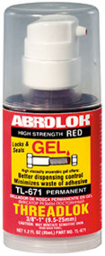 ABRO LOK Gel  Permanent THREADLOCK 35ml NLA