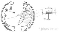 BREMTEC TRADE-LINE CERAMIC BRAKE SHOES TOYOTA HILUX KUN26 3.0D TLS1832