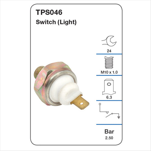 TRIDON OIL PRESSURE SWITCH (LIGHT) TPS046