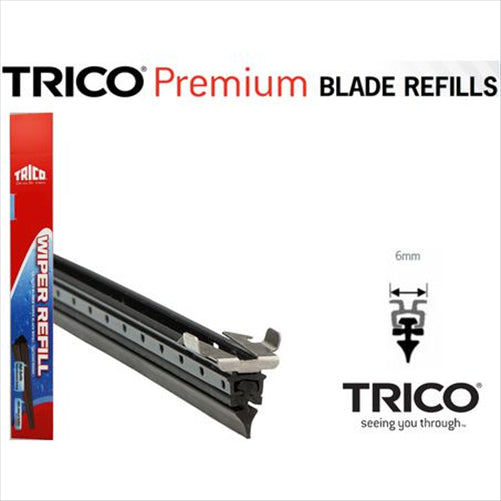 TRICO WIPER BLADES REFILL 6MMX610MM PLASTIC TRN61020