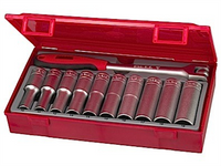 TENG TOOLS Teng 11pc 1/2in Dr. Deep Skt Set 10-19mm - TC-Tray
