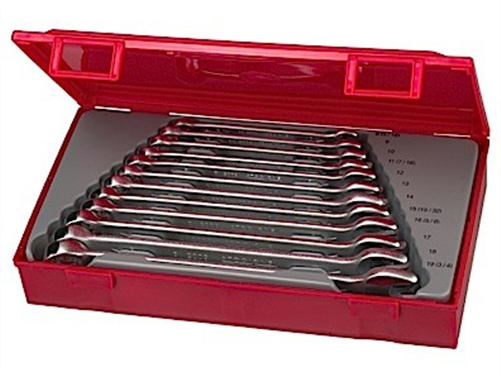 TENG TOOLS TENG 12PC COMBINATION SPANNER SET 8-19MM-TC-TRAY