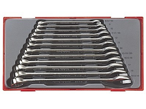 TENG TOOLS TENG 12PC COMBINATION SPANNER SET 8-19MM-TC-TRAY