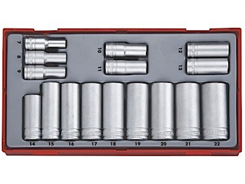 TENG TOOLS 16PC 3/8IN DR.DEEP METRIC SOCKET SET
