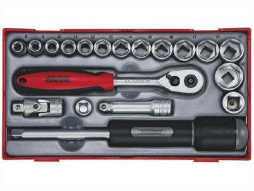 TENG TOOLS METRIC SOCKET SET TC 3/8DR - TRAY NO 2