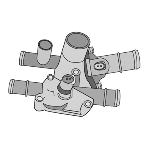 TRIDON THERMOSTAT INCLUDES HOUSING & COOLANT SENSOR - 105 DEGREE