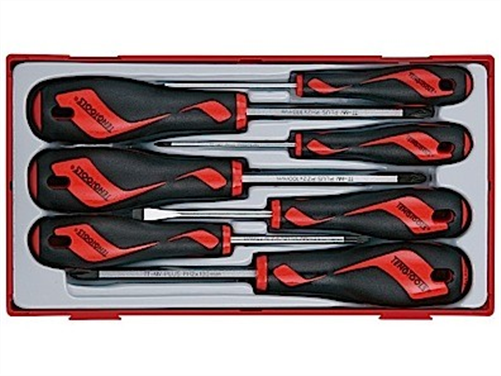 TENG TOOLS MEGA DRIVE 7PC SCREWDRIVE SET TC-TRAY NO